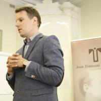 Johannes Mihkelsoni Keskuse projektijuhi Juhan Saharovi ettekanne