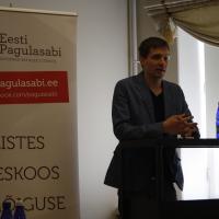 Eesti Pagulasabi juhataja Eero Jansoni ettekanne
